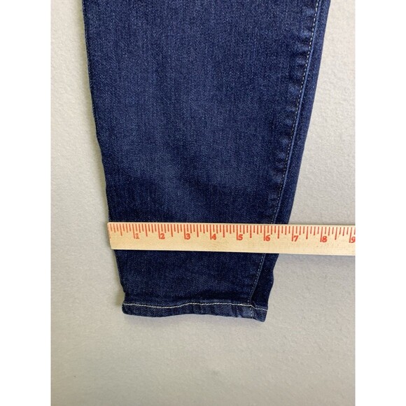 Judy Blue Jeans Womens 15/32 Blue Mom Jean Dark Wash Denim Straight Leg - Picture 8 of 10